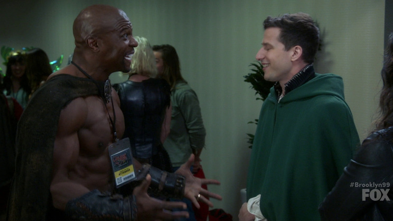 Hottest Terry Jeffords Scenes. Shirtless, bald, cape. 76653