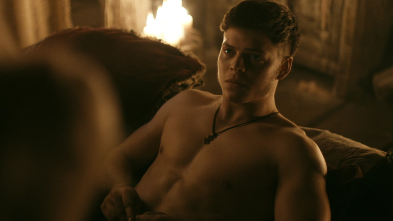 Vikings's Sexiest Scenes with Alex Høgh Andersen. Shirtless. 74784