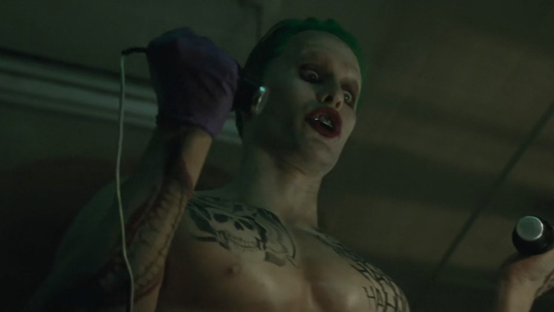 Hottest Jared Leto Scene in Suicide Squad. Shirtless. 63500