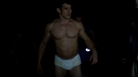 Geoff Ward in Swamp Ape (2017) Shirtless Underwear 64431
