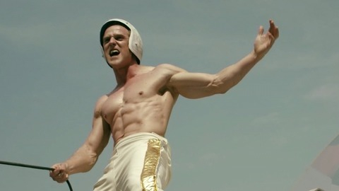Sexiest Burt Grinstead Scene in Death Race 2050. Shirtless. 65143