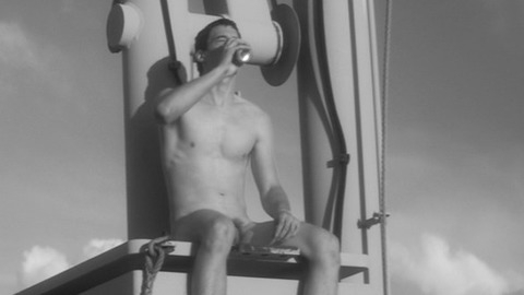 Alex Anton Naked in Concrete Night. Balls, Penis, Shirtless. 65029