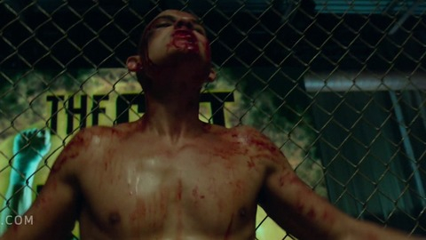 Sexiest Eddie Ramos Scene in Incorporated. Shirtless. 65239