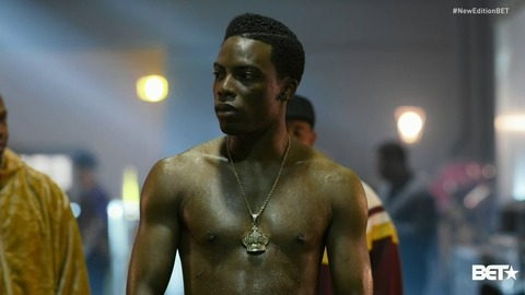Woody McClain in The New Edition Story (2017) Shirtless 65580