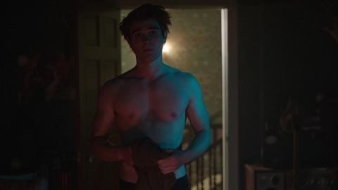 Riverdale's Sexiest Scenes with K.J. Apa. Shirtless. 76992