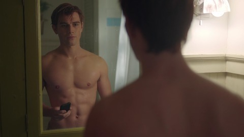 Sexiest Scenes of Archie Andrews from Riverdale. Shirtless. 76991