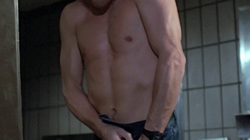 Hottest John Terlesky Scene in Chopping Mall. Shirtless. 65780