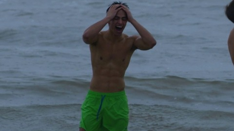 Matthew Frias in Akron (2015) Bathing Suit Shirtless 65975