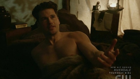 Nick Zano in Legends of Tomorrow (2016-2021) Shirtless Fur Blanket Sfw 66006
