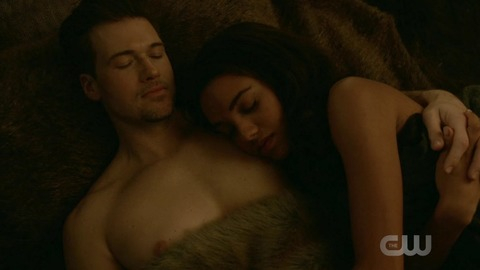 Nick Zano in Legends of Tomorrow (2016-2021) Shirtless Fur Blanket On Back 66007