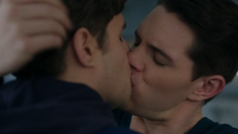 Sexiest Casey Cott Scene in Riverdale. Gay, 2 men kissing, kiss. 82159