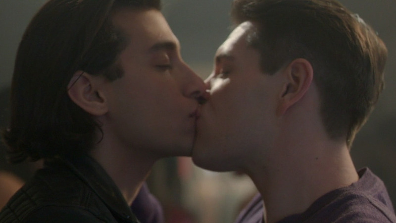 Sexiest Rob Raco Scene in Riverdale. Gay, 2 men kissing, kiss. 68671