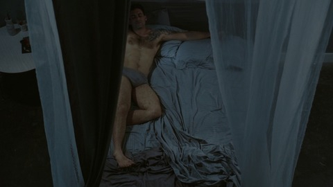 Morgan Spector in Split (2016) Bulge Shirtless Underwear 67984