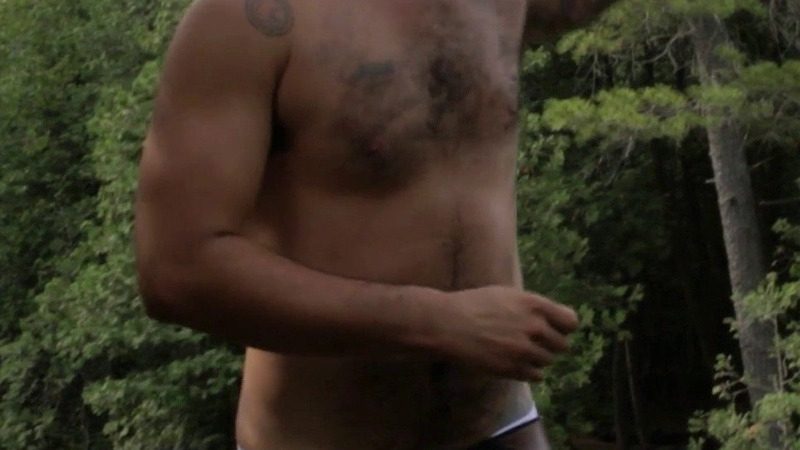 Sexiest Ivan Simanic Scene in Creature Lake. Shirtless. 66775