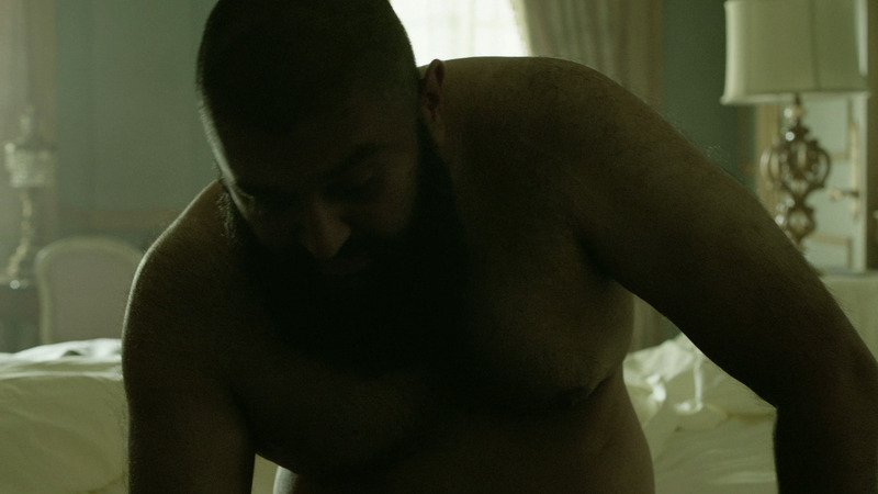 Sexiest Scenes of Kkyman Candahar from Patriot. Shirtless, beard, bedroom. 66821