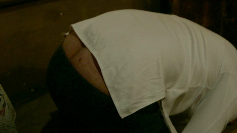 Tamer Hassan Naked as Sergei. Butt, bent over, butt crack. 109665