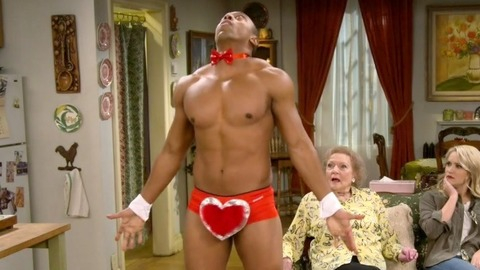 Brandon Rush in Young & Hungry (2014-2018) Sexy Shirtless Underwear 67800