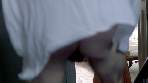 Hugh Skinner Naked as Sir George Howard. Balls, Butt, backsack, blurred nudity. 68379