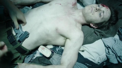 Steven Yaffee in The Expanse (2015-2021) Shirtless Blood Gun 68185