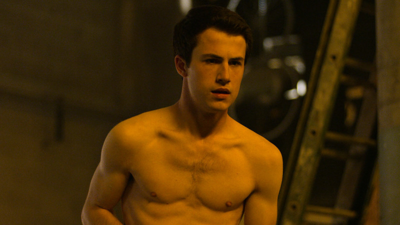 Sexiest Clay Jensen Scenes. Shirtless, night, outside. 82210