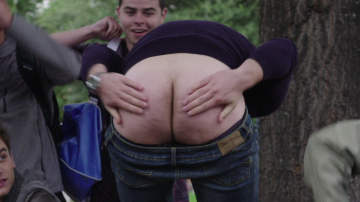 Bryce Walker from 13 Reasons Why Naked. Butt, campus, courtyard. 69233