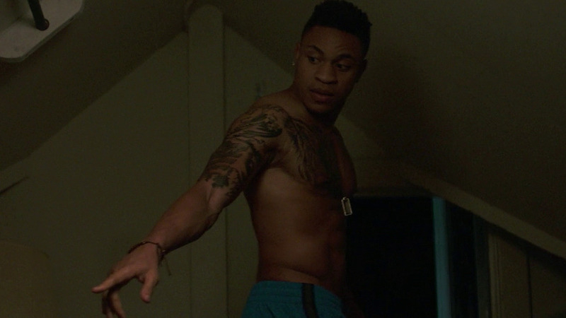 Sexiest Rotimi Scene in Burning Sands. Shirtless. 68467
