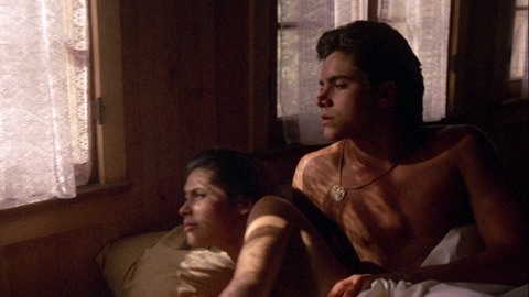 John Stamos in Never Too Young to Die (1986) Shirtless Sexy Straight 68558