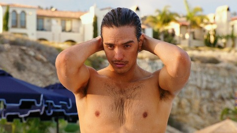 Sexiest Vadhir Derbez Scene in How to Be a Latin Lover. Shirtless. 72877