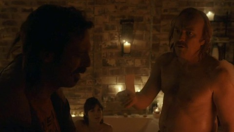 Ewan McGregor in Fargo (2014-2024) Shirtless Bath Bathroom 68883