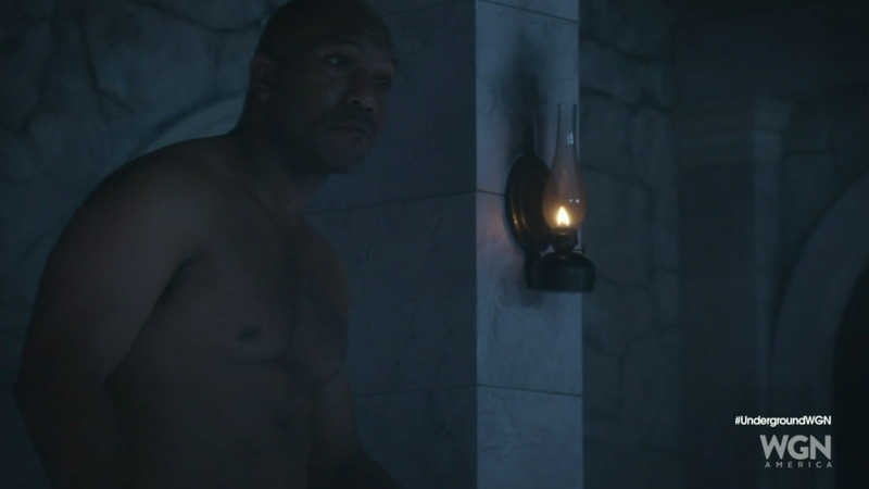 Underground's Sexiest Scenes with Raheem Babalola. Shirtless. 68886
