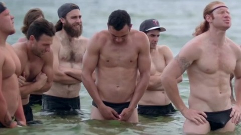 Nelson Baker in The Warriors (2017) Bathing Suit Sexy Shirtless 69916