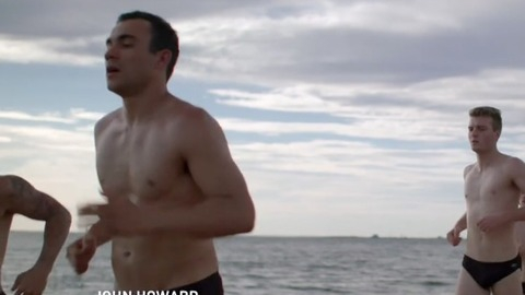 Sexiest Scenes of Zane Phillips from The Warriors. Bathing Suit, Sexy, Shirtless. 69917