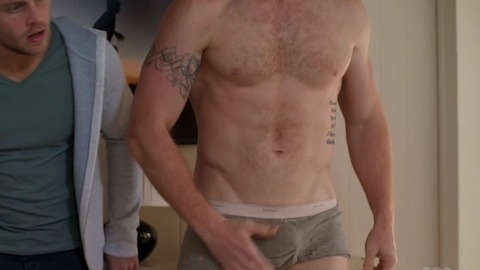 Ben Knight in The Warriors (2017) Bulge Shirtless Underwear 69358
