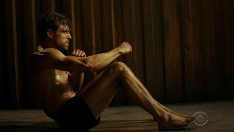 Sexiest James O'Halloran Scene in Criminal Minds: Beyond Borders. Shirtless. 68905