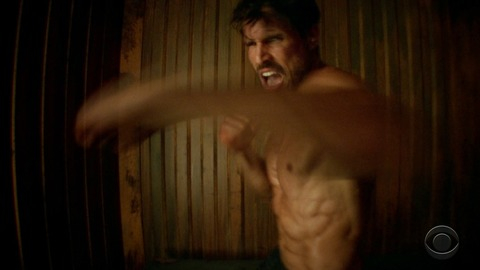 Sexiest Scenes of Collin Marks from Criminal Minds: Beyond Borders. Shirtless. 68903