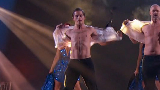 Hottest Bonner Bolton Scene in Dancing with the Stars. Shirtless. 69824