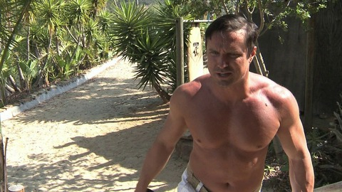 Frankie Cullen in Bigfoot Horror Camp (2017) Shirtless 69425