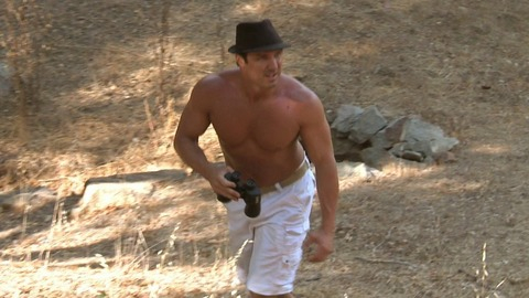 Frankie Cullen in Bigfoot Horror Camp (2017) Shirtless 69423