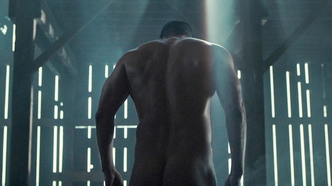 Shadow Moon from American Gods Naked. Butt, barn, beard. 150557
