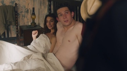 Sexiest Scenes of Lawrence Durrell from The Durrells. Shirtless. 69539