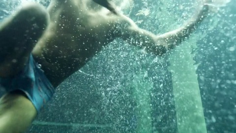Samuel Anderson in Loaded (2017) Bathing Suit Bulge Shirtless 70278