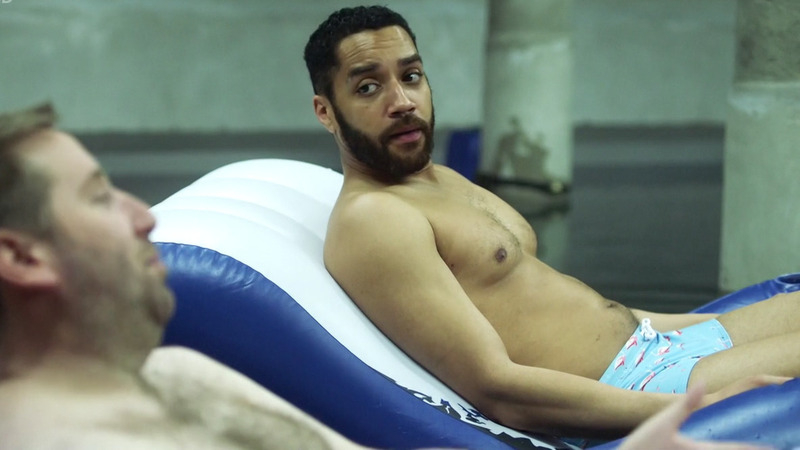 Sexiest Samuel Anderson Scene in Loaded. Bathing Suit, Sexy, Shirtless. 70279