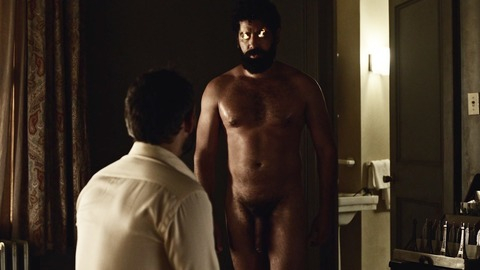 Mousa Kraish in American Gods (2017-2021) Balls Cgi Penis Shirtless Balls Beard 75994