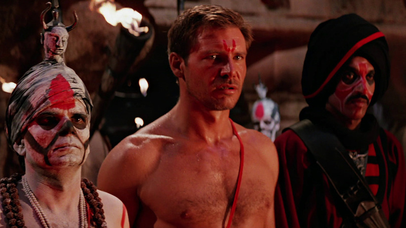 Hottest Harrison Ford Scene in Indiana Jones and the Temple of Doom. Shirtless. 69818
