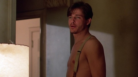 Sexiest Michael Paré Scene in Streets of Fire. Shirtless. 69973