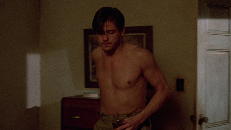 Hottest Michael Paré Scene in Streets of Fire. Shirtless. 69974