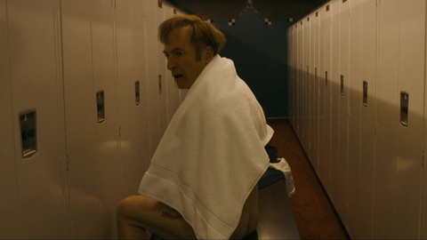 Bob Odenkirk Naked as Jimmy McGill. Butt, barefoot, locker room. 173943