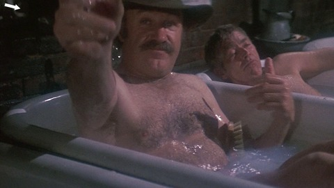 Gene Hackman in Bite the Bullet (1975) Shirtless 70047