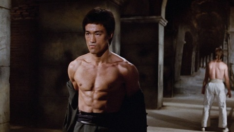 Bruce Lee in The Way of the Dragon (1972) Shirtless 70097