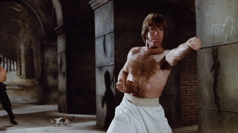 Hottest Chuck Norris Scene in The Way of the Dragon. Shirtless. 70088